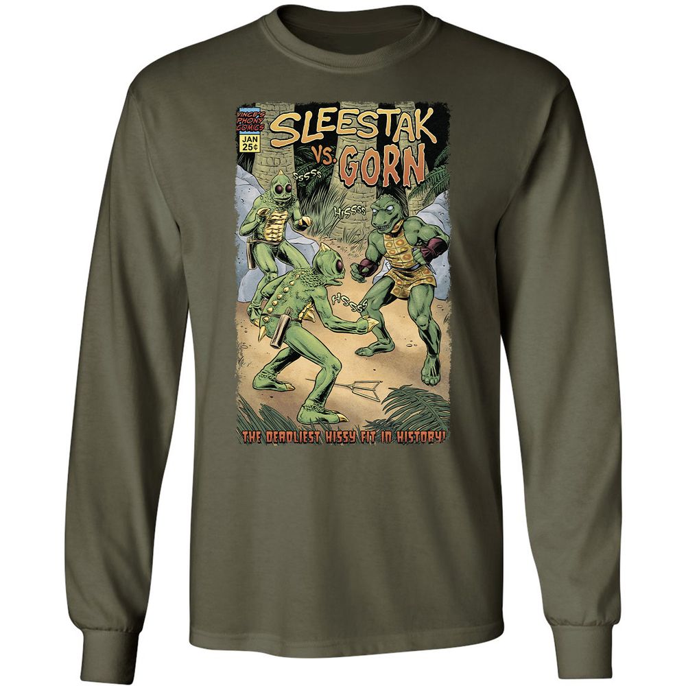 Long Sleeve T-Shirt - HZY28ETT - Military Green - 16