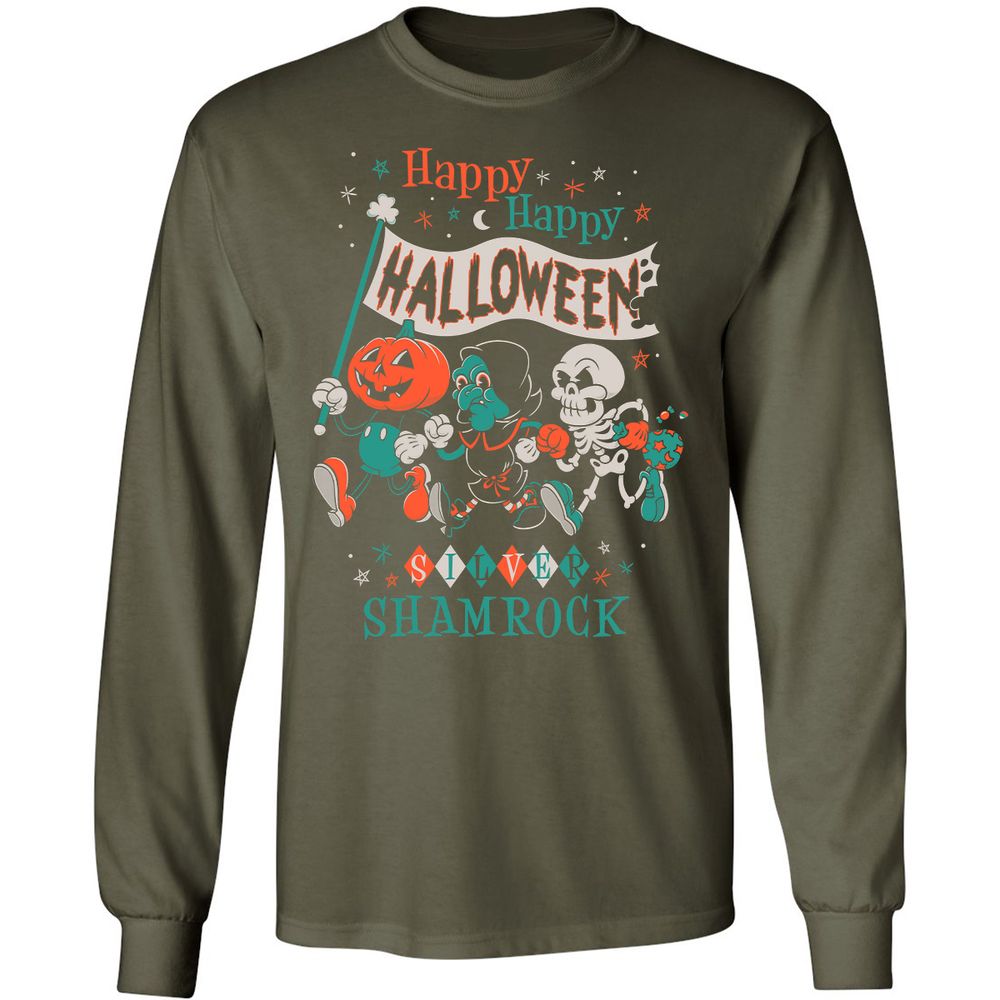 Long Sleeve T-Shirt - REFVR8ES - Military Green - 16