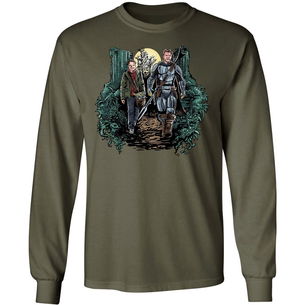 Long Sleeve T-Shirt - KNJF59S7 - Military Green - 16