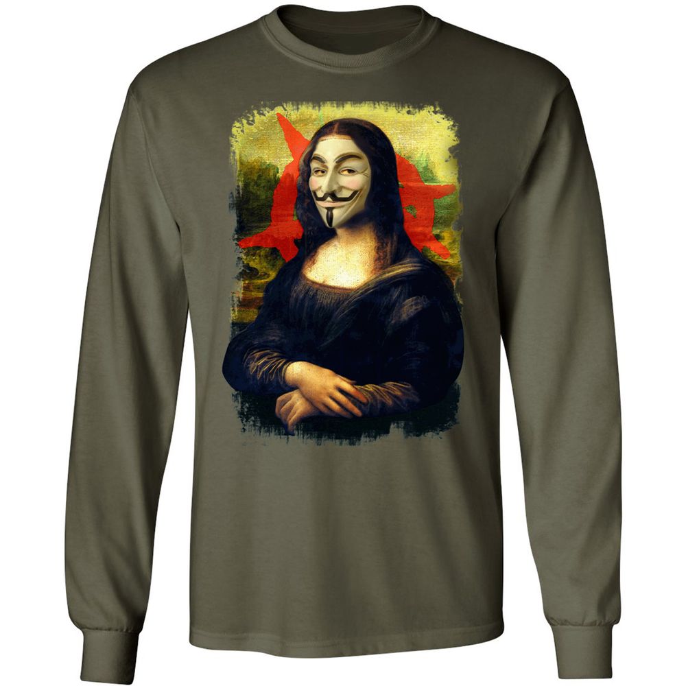 Long Sleeve T-Shirt - FJL8W9LQ - Military Green - 16