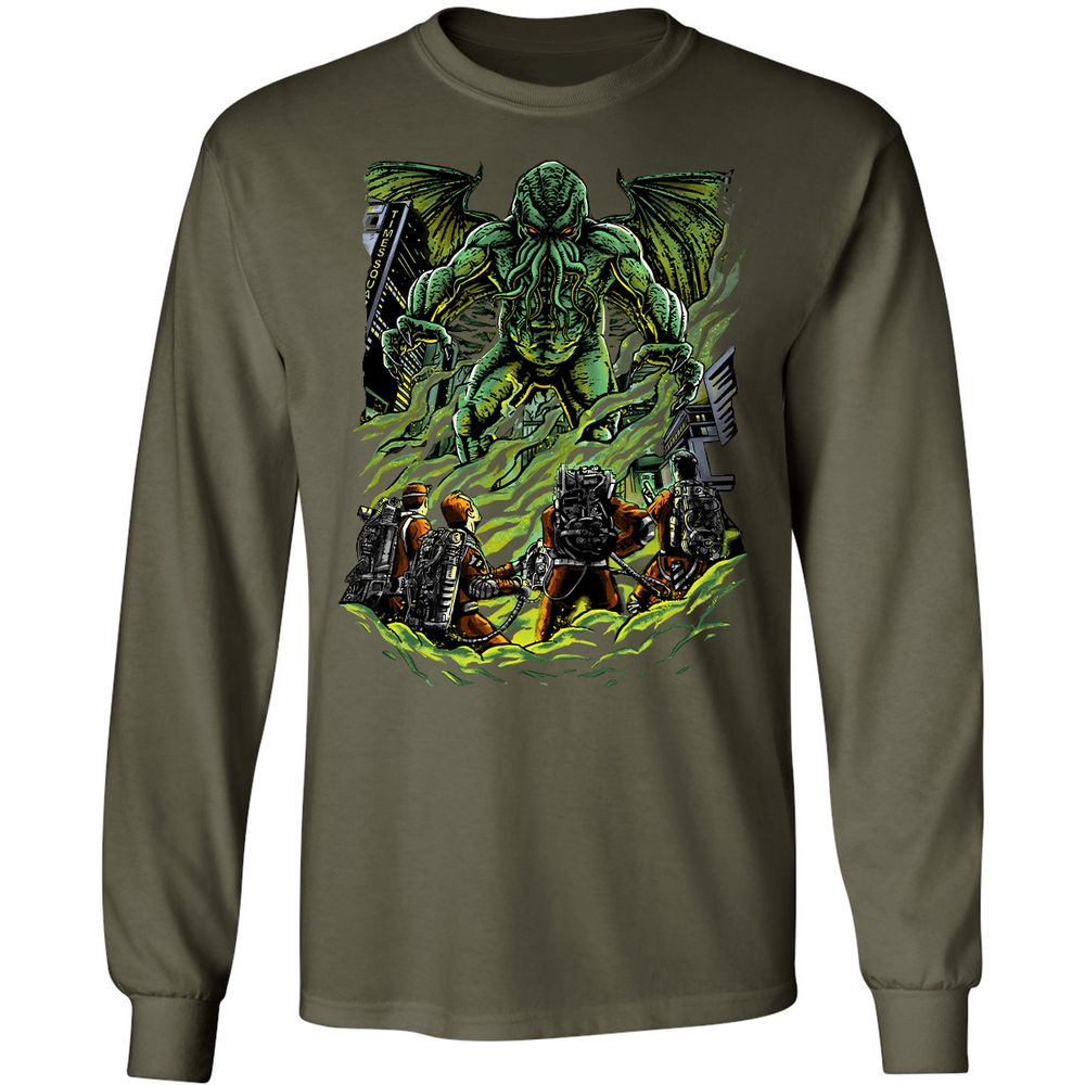 Long Sleeve T-Shirt - 3ZYH8JG3 - Military Green - 16