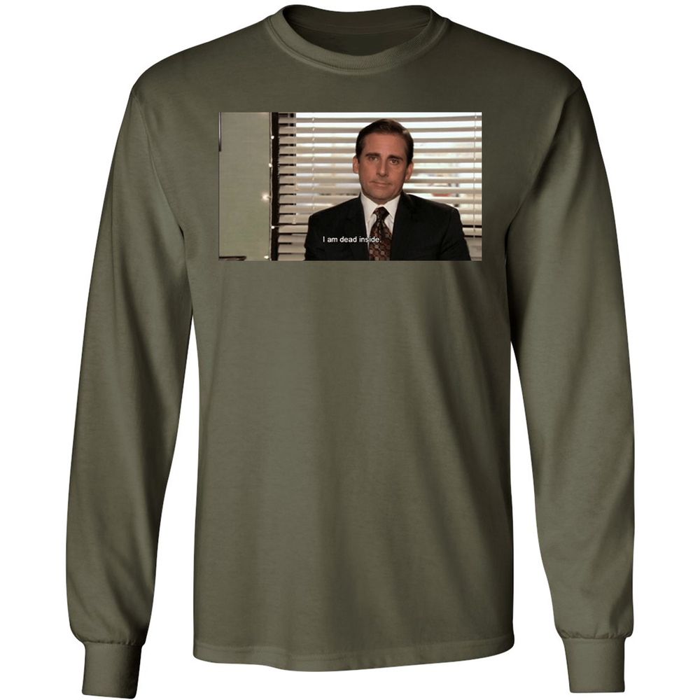 Long Sleeve T-Shirt - ZU1BB8JE - Military Green - 16