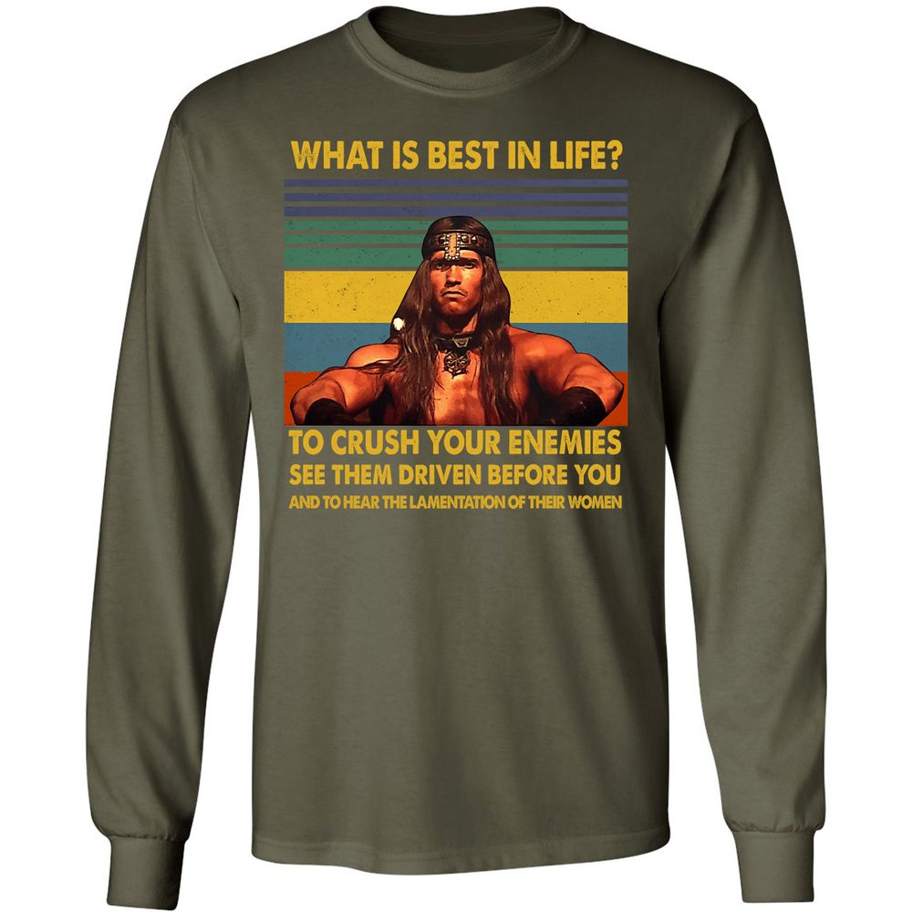 Long Sleeve T-Shirt - 2NCDYFV6 - Military Green - 16