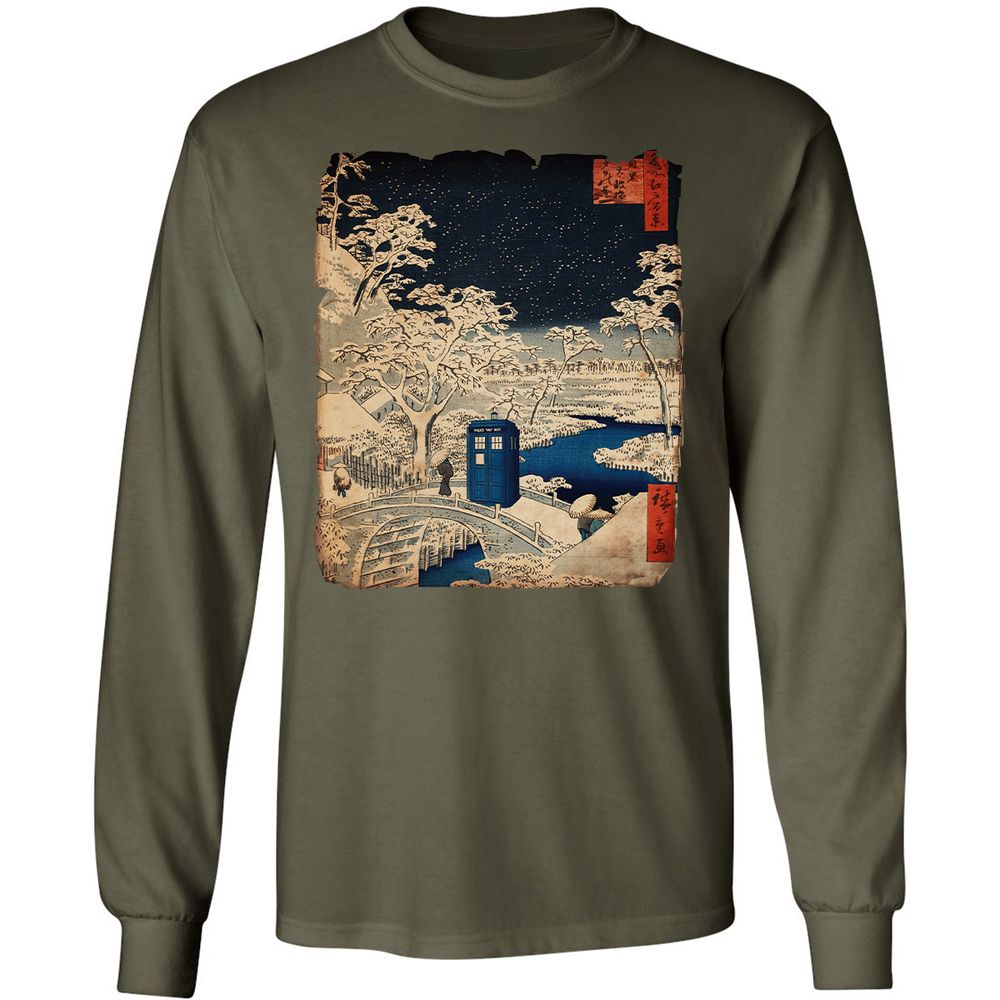 Long Sleeve T-Shirt - G4LP5BSZ - Military Green - 16