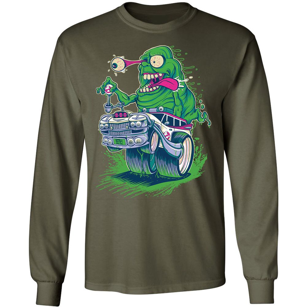 Long Sleeve T-Shirt - A2SYK1FV - Military Green - 16