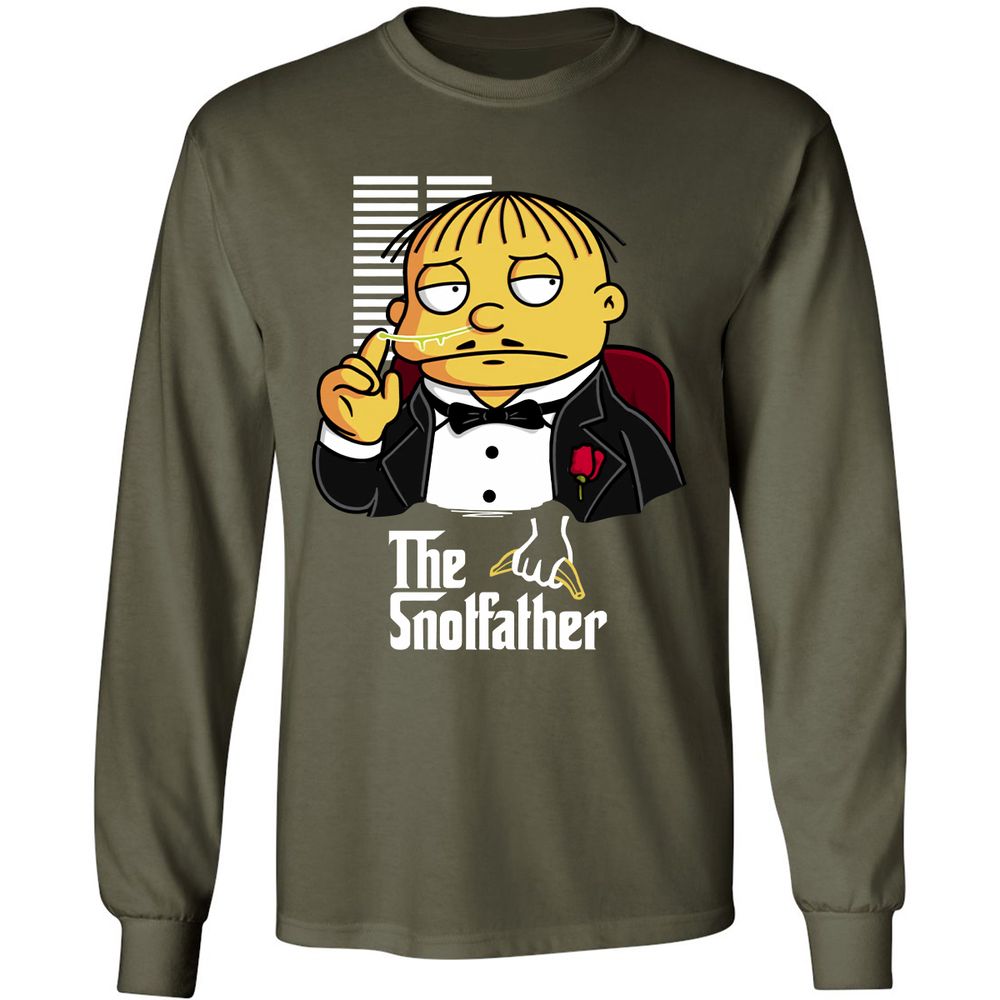 Long Sleeve T-Shirt - PTTZEYJ6 - Military Green - 16