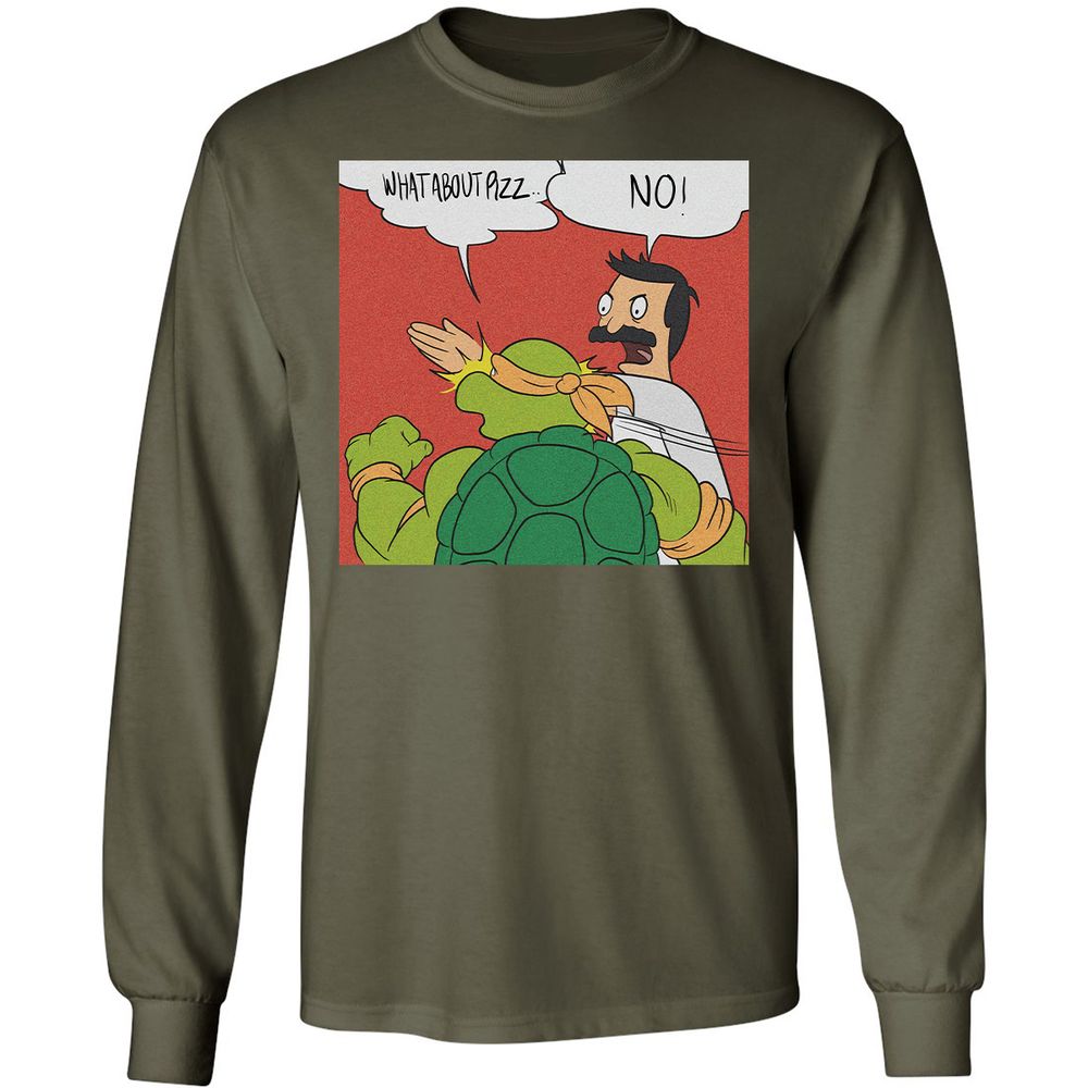 Long Sleeve T-Shirt - VNHM9GVW - Military Green - 16