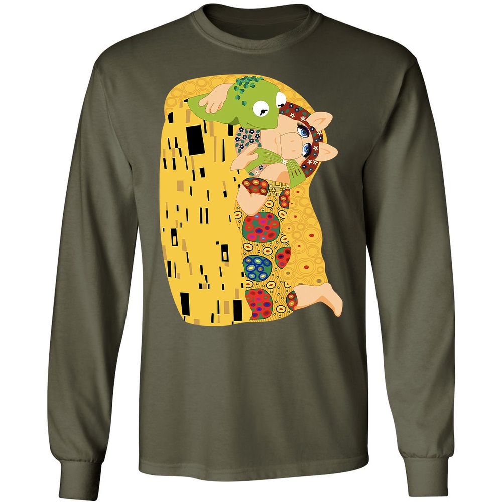 Long Sleeve T-Shirt - M9KEZ1ZS - Military Green - 16