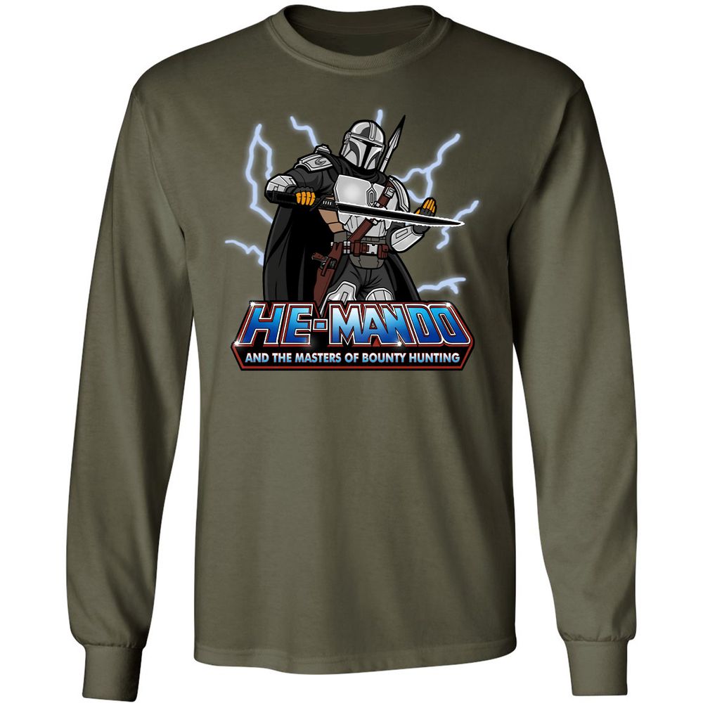 Long Sleeve T-Shirt - YFFERQR7 - Military Green - 16