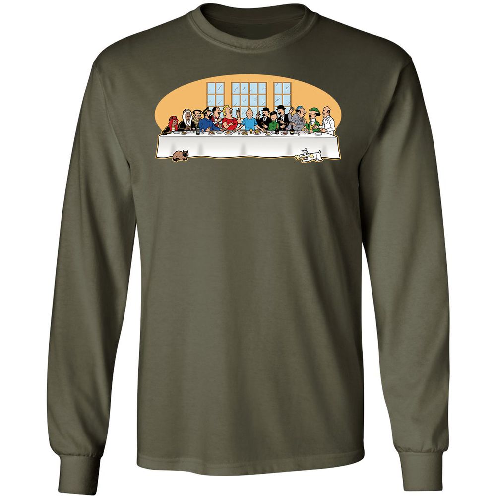Long Sleeve T-Shirt - 121UTHS1 - Military Green - 16