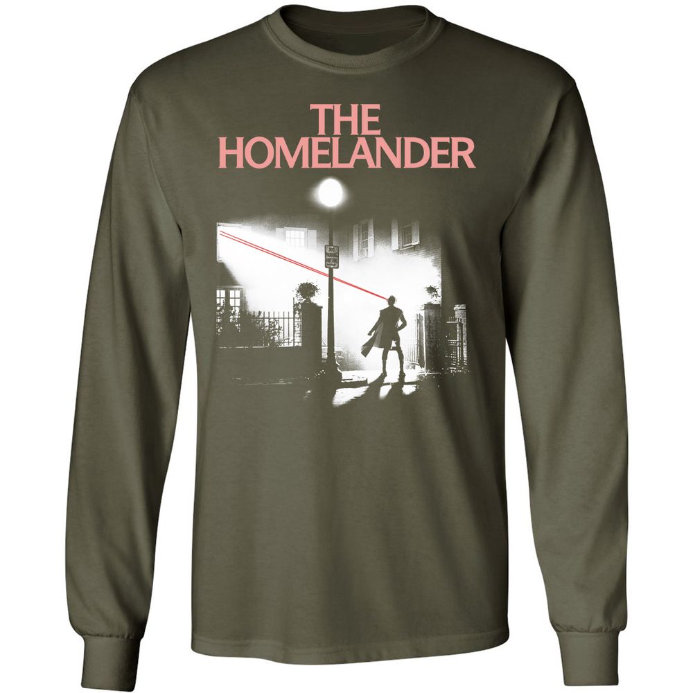 Long Sleeve T-Shirt - QQ8Q2HUB - Military Green - 16