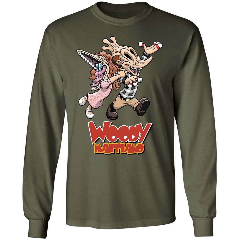 Long Sleeve T-Shirt - 3SVHN1PU - Military Green - 16