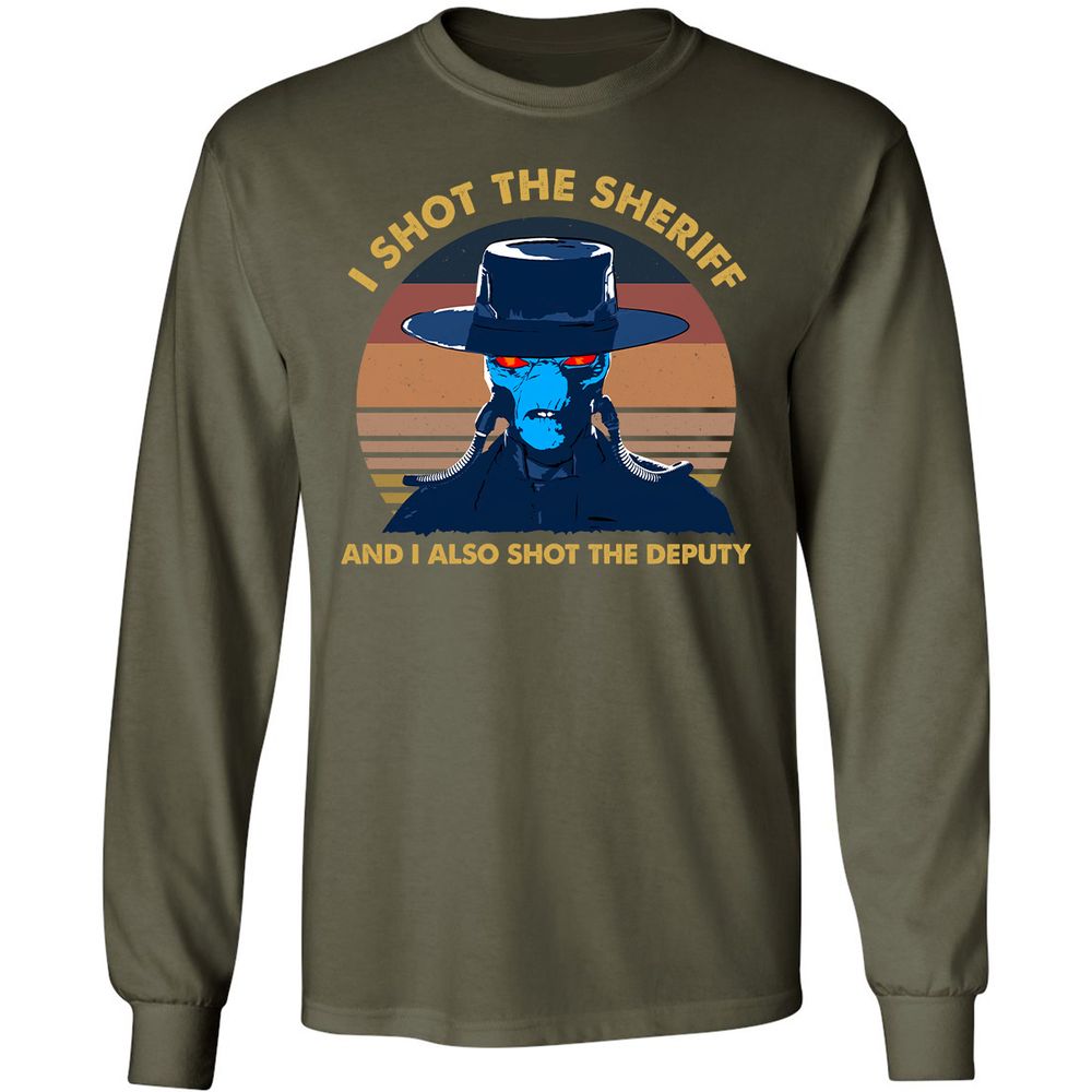 Long Sleeve T-Shirt - Q9Y7GLQB - Military Green - 16