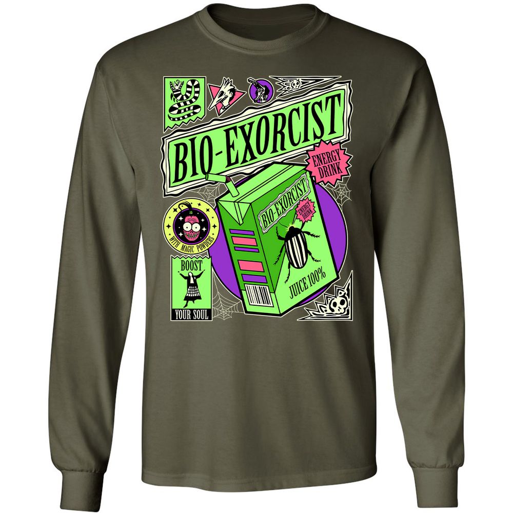 Long Sleeve T-Shirt - 8VHWEGLP - Military Green - 16