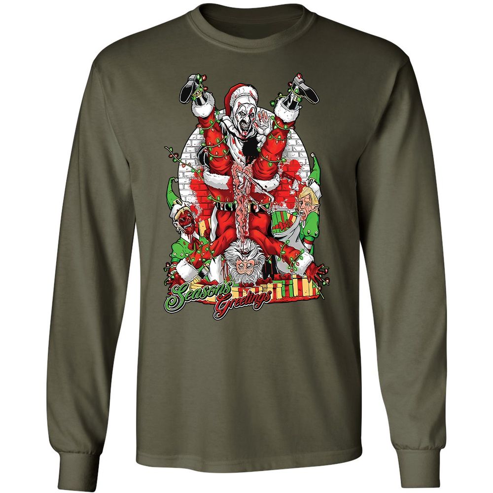 Seasons Greetings - Military Green - 16