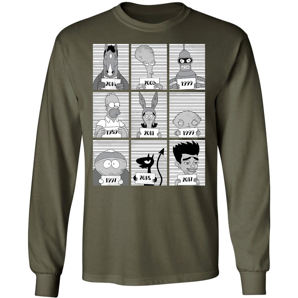 Long Sleeve T-Shirt - 23U23R1Y - Military Green - 16