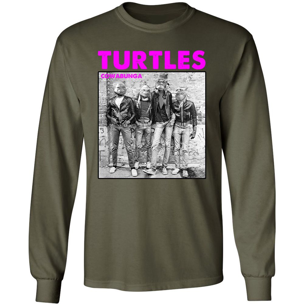 Long Sleeve T-Shirt - HFHV967D - Military Green - 16