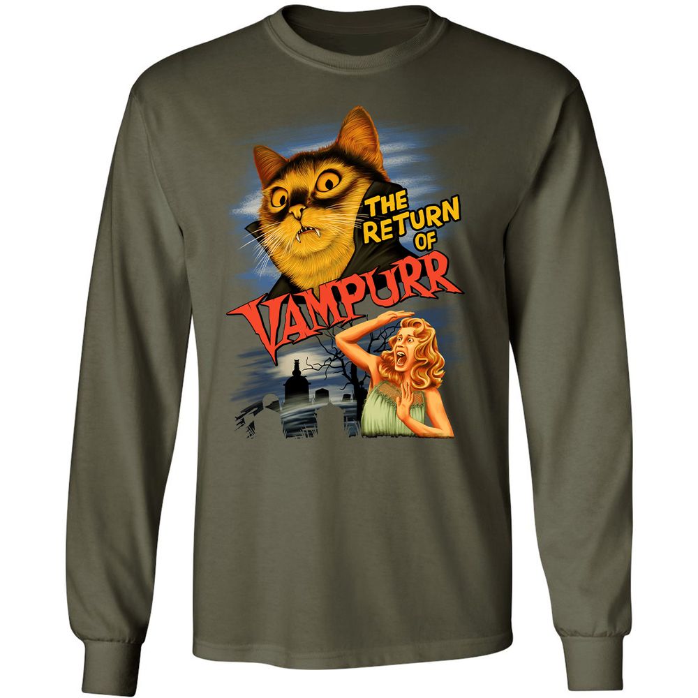 Long Sleeve T-Shirt - HH9MF6AG - Military Green - 16