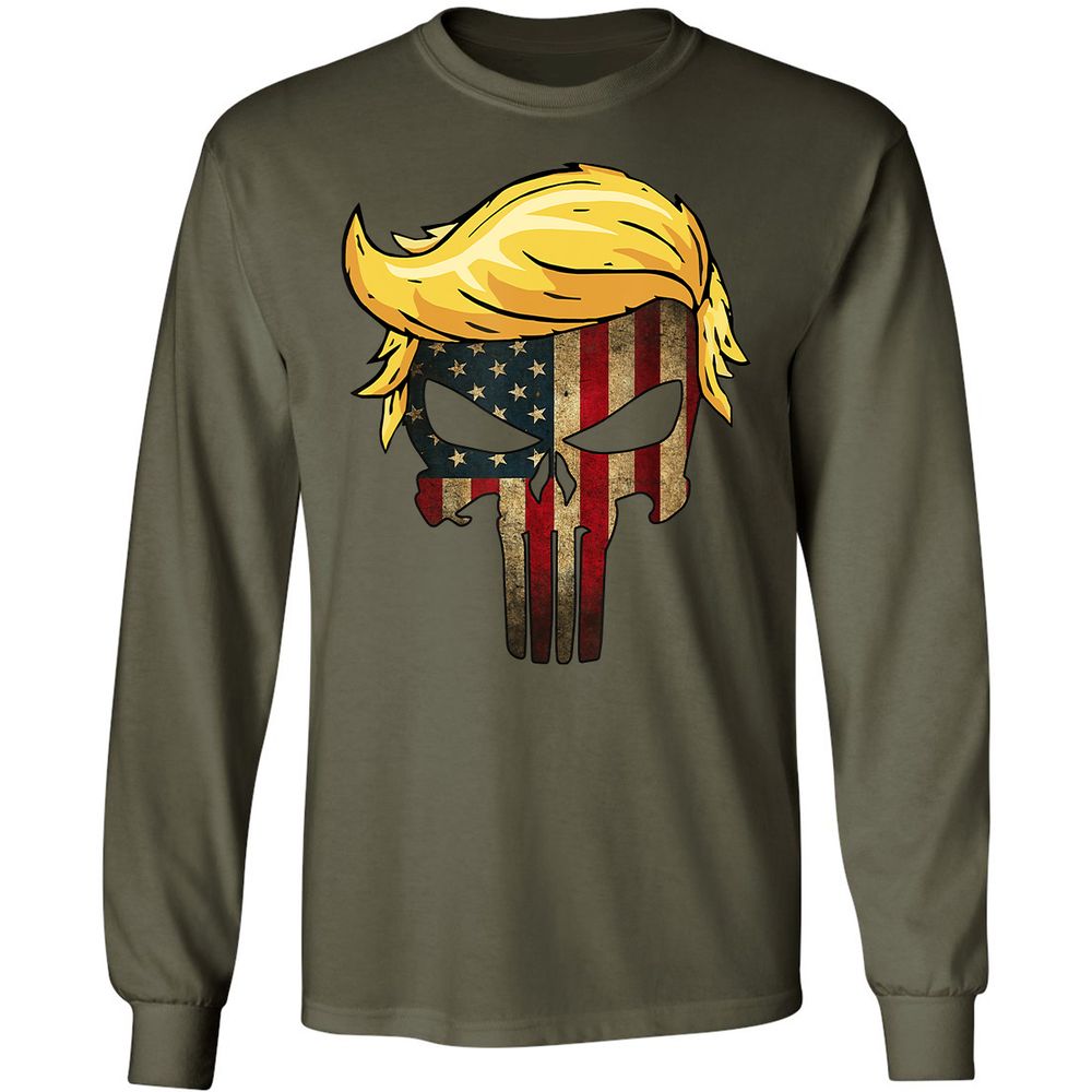 Long Sleeve T-Shirt - J7WH6RMP - Military Green - 16