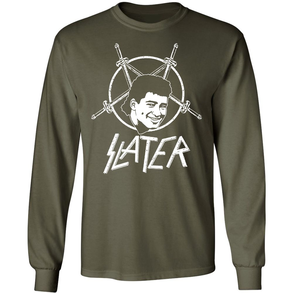 Long Sleeve T-Shirt - 3DK9YZAD - Military Green - 16