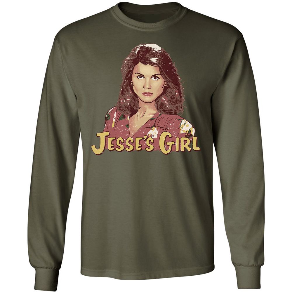 Long Sleeve T-Shirt - E4N47UUM - Military Green - 16