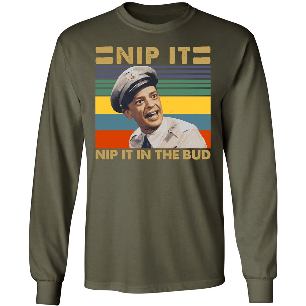 Long Sleeve T-Shirt - 1W84EZZ3 - Military Green - 16