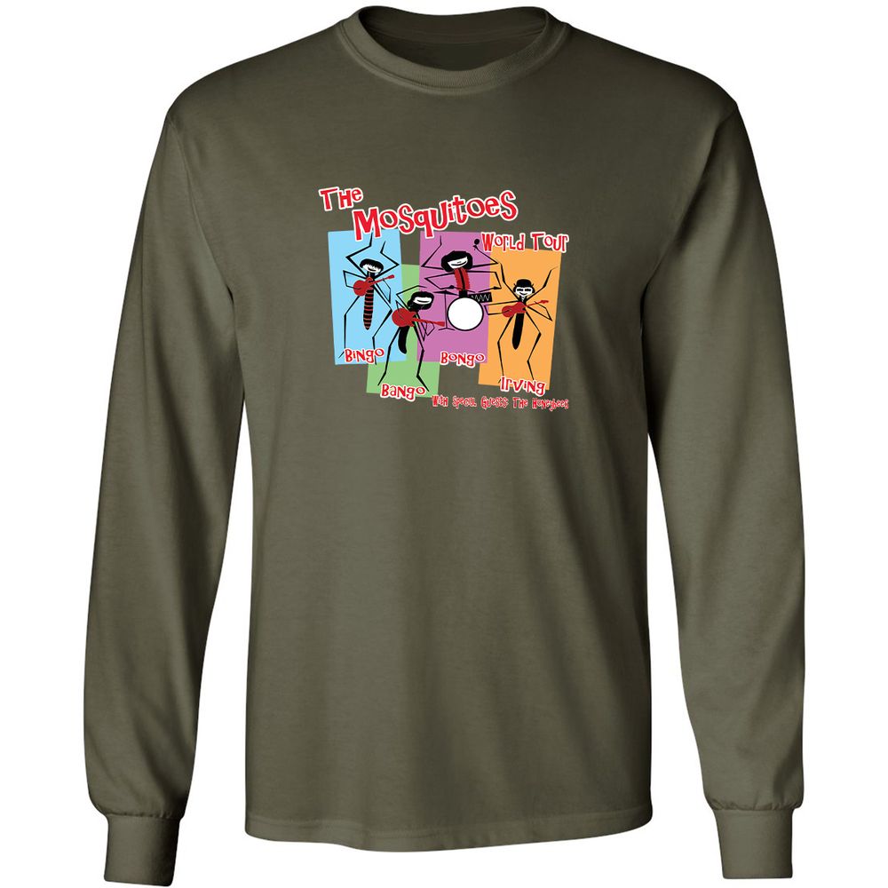 Long Sleeve T-Shirt - 3B9UR7LT - Military Green - 16