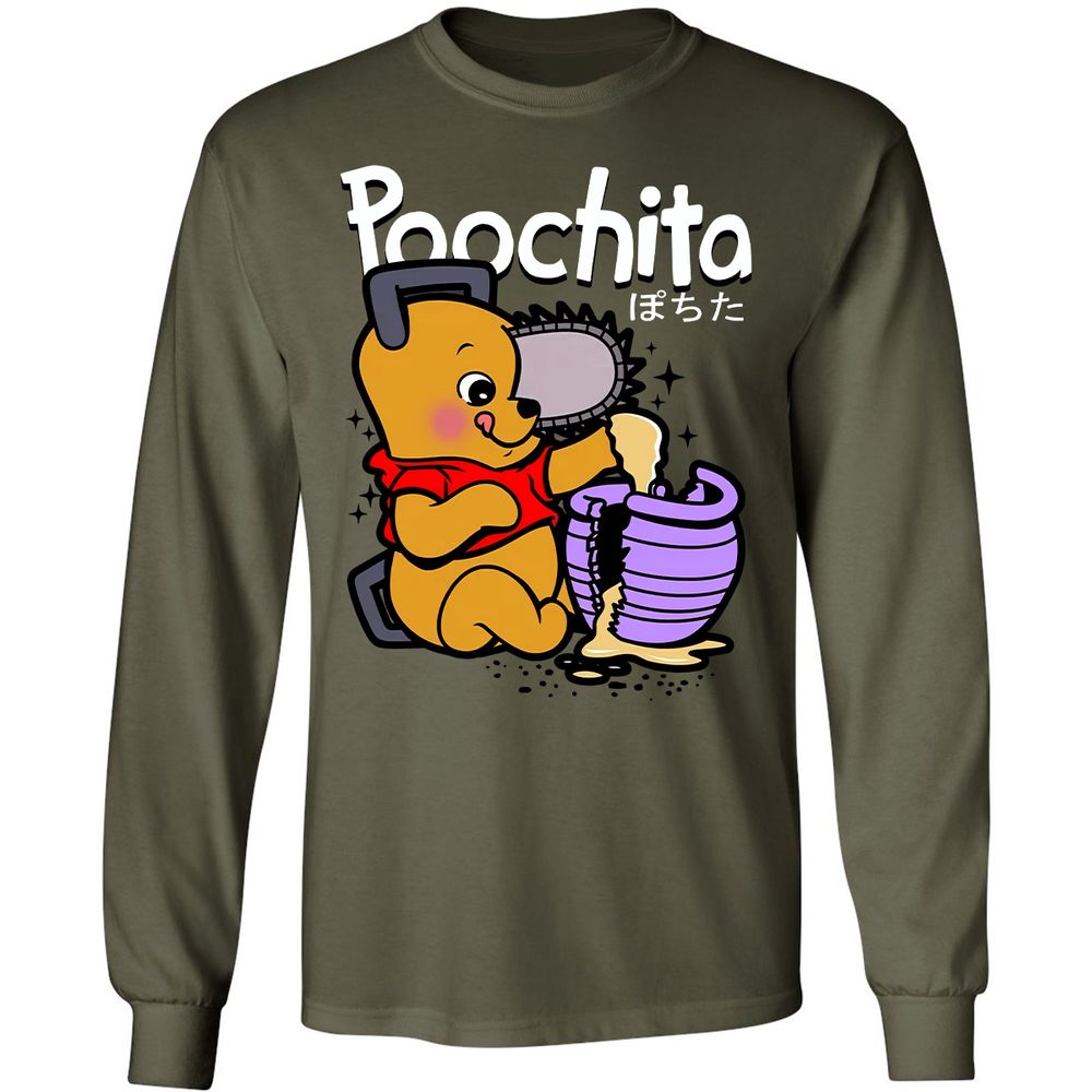 Long Sleeve T-Shirt - J7M3LAT7 - Military Green - 16