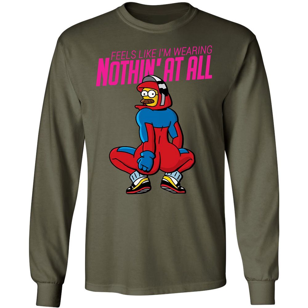 Long Sleeve T-Shirt - 4CGZLQFE - Military Green - 16