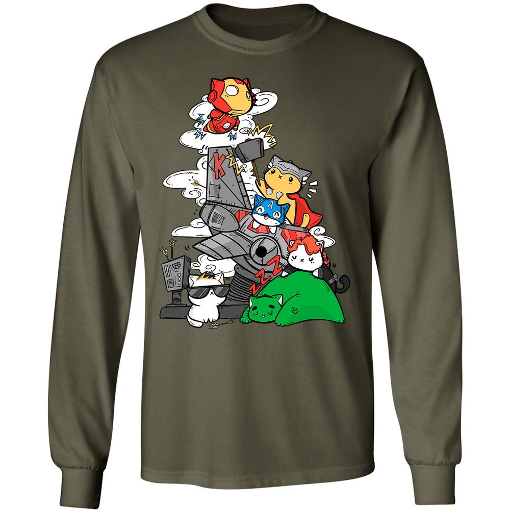 Long Sleeve T-Shirt - LZ19UXRB - Military Green - 16