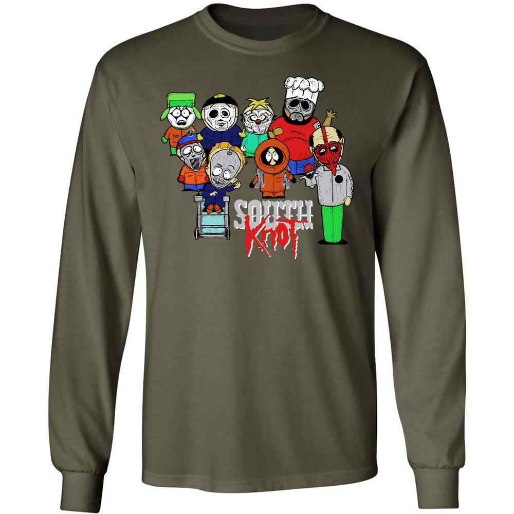 Long Sleeve T-Shirt - Q4TFBN8W - Military Green - 16