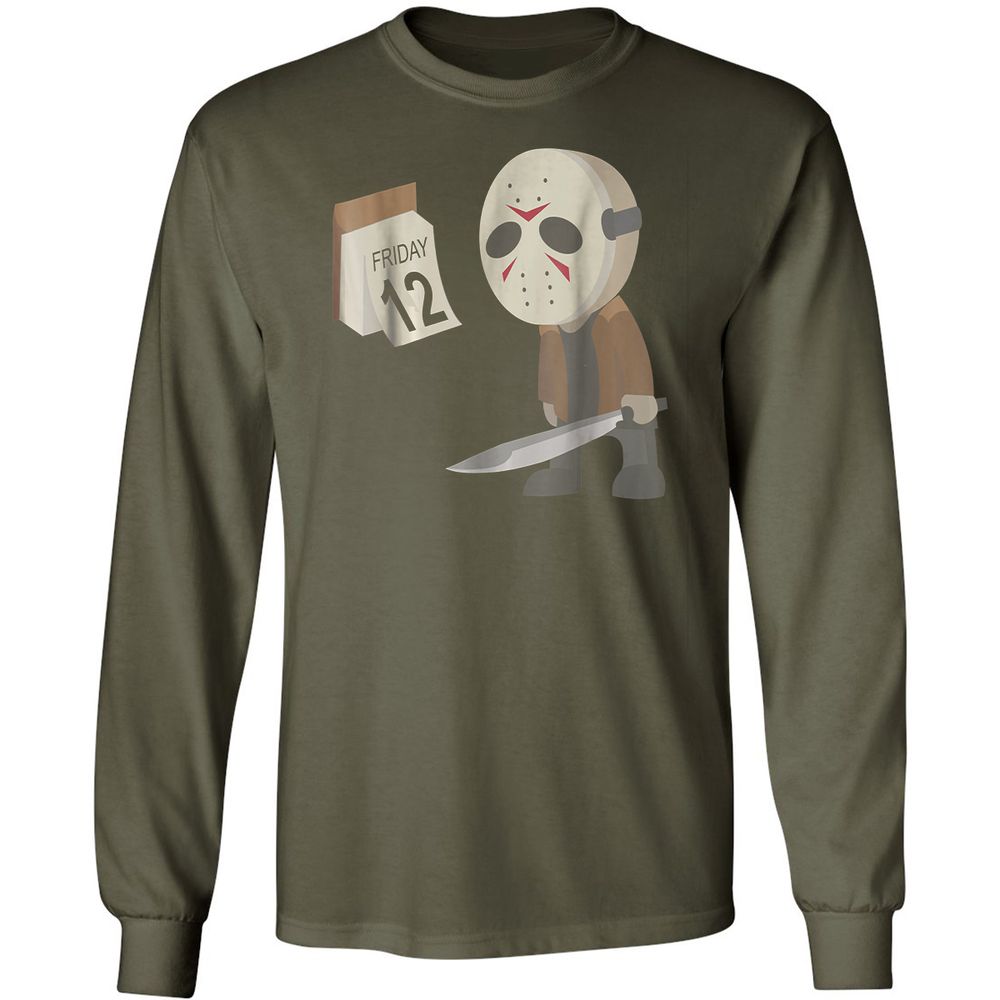 Long Sleeve T-Shirt - 81MVWXVT - Military Green - 16