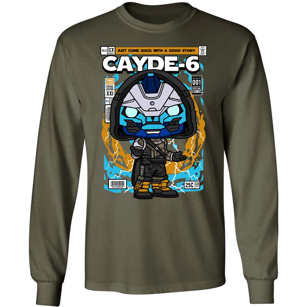 Long Sleeve T-Shirt - 84EP2FNF - Military Green - 16