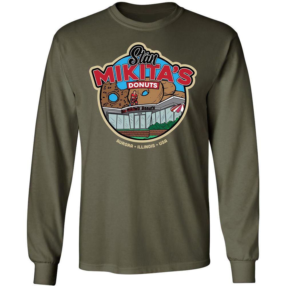 Long Sleeve T-Shirt - K875YL2Z - Military Green - 16