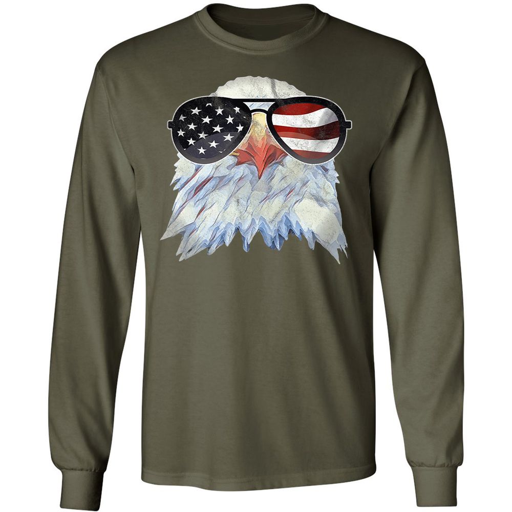 Long Sleeve T-Shirt - JBC44FKQ - Military Green - 16