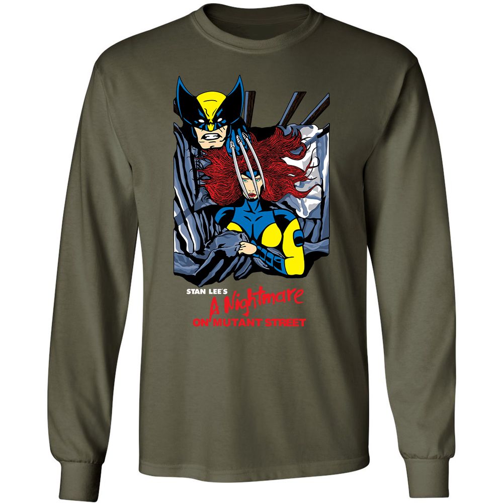 Long Sleeve T-Shirt - R1YZSF3R - Military Green - 16