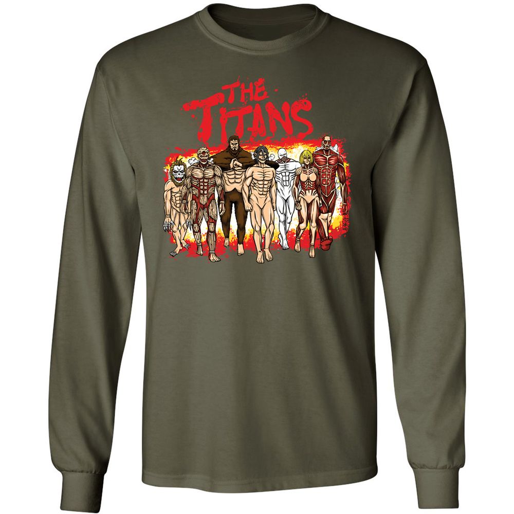 Long Sleeve T-Shirt - 1R1SG6Y8 - Military Green - 16