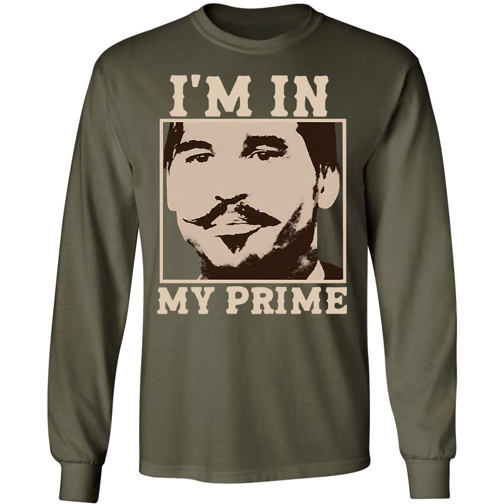 Long Sleeve T-Shirt - D7L64FH3 - Military Green - 16