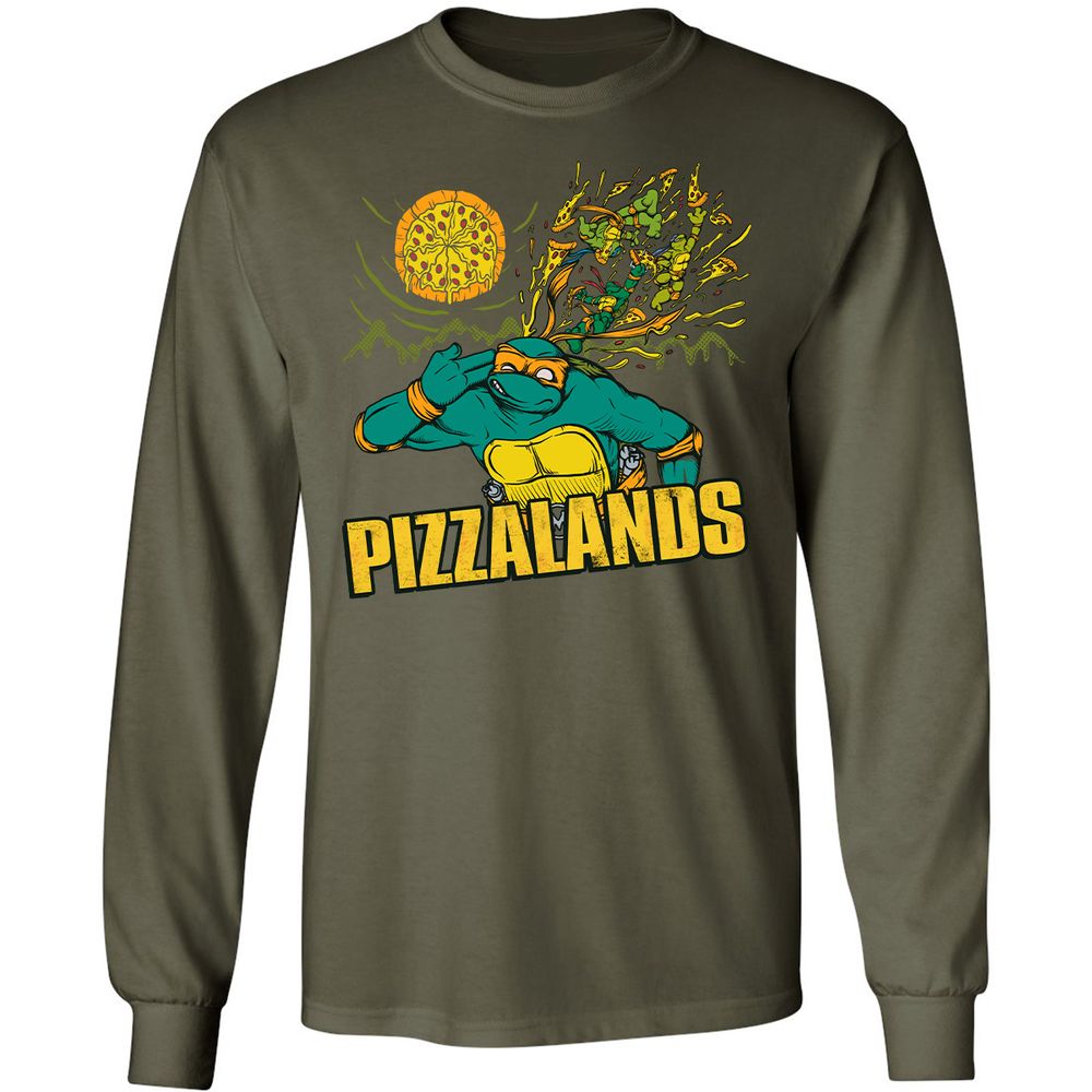 Long Sleeve T-Shirt - U4JZCKJV - Military Green - 16
