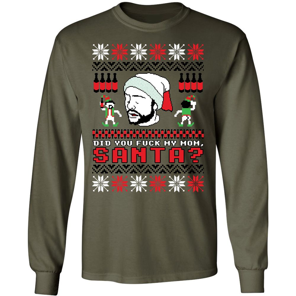 Long Sleeve T-Shirt - ZV4MXJB3 - Military Green - 16