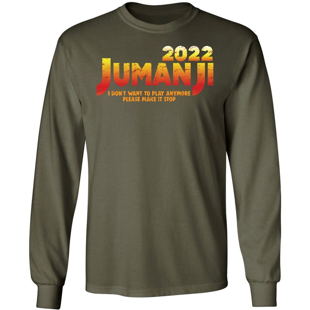 Long Sleeve T-Shirt - WD7WBZV5 - Military Green - 16