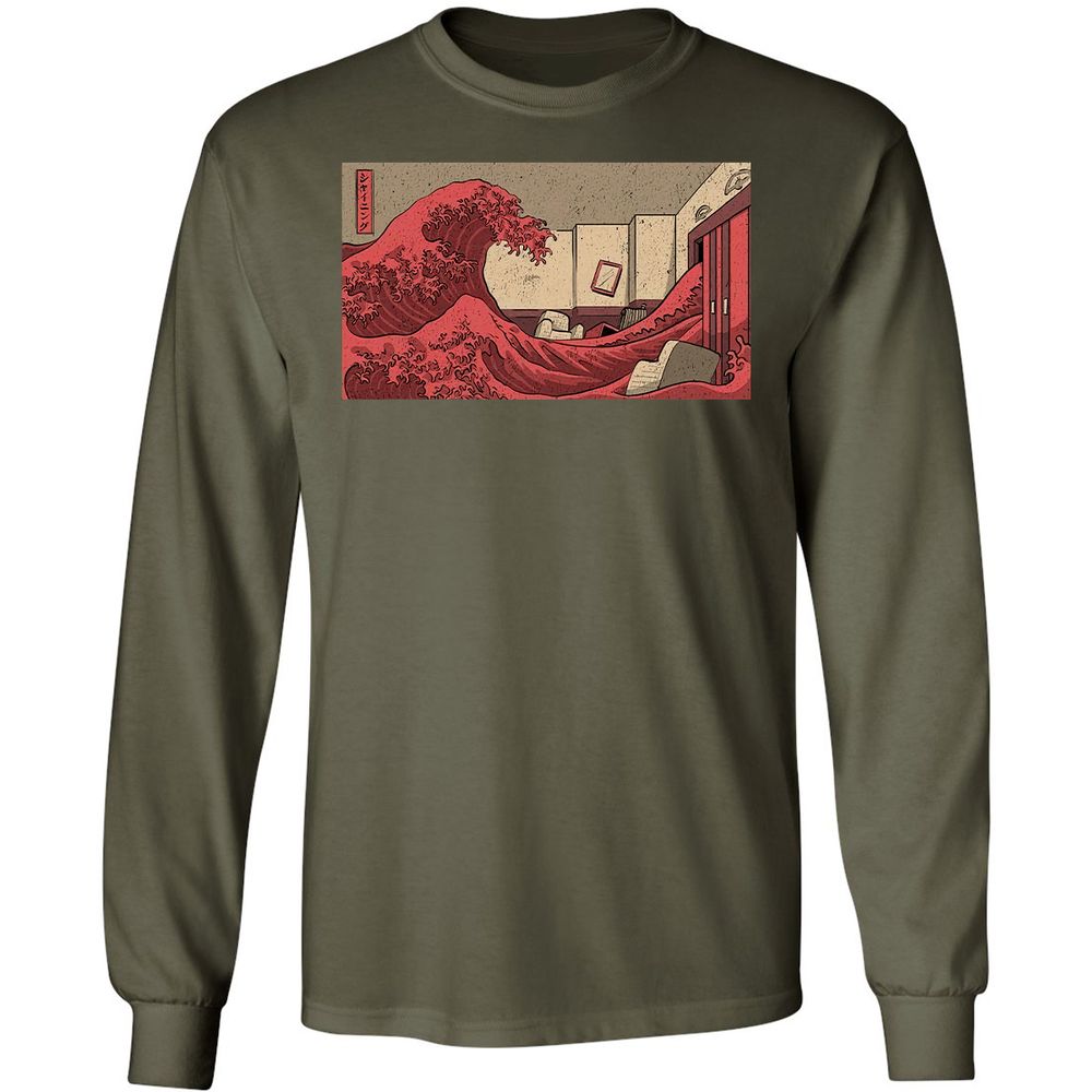 Long Sleeve T-Shirt - HZ7428UH - Military Green - 16