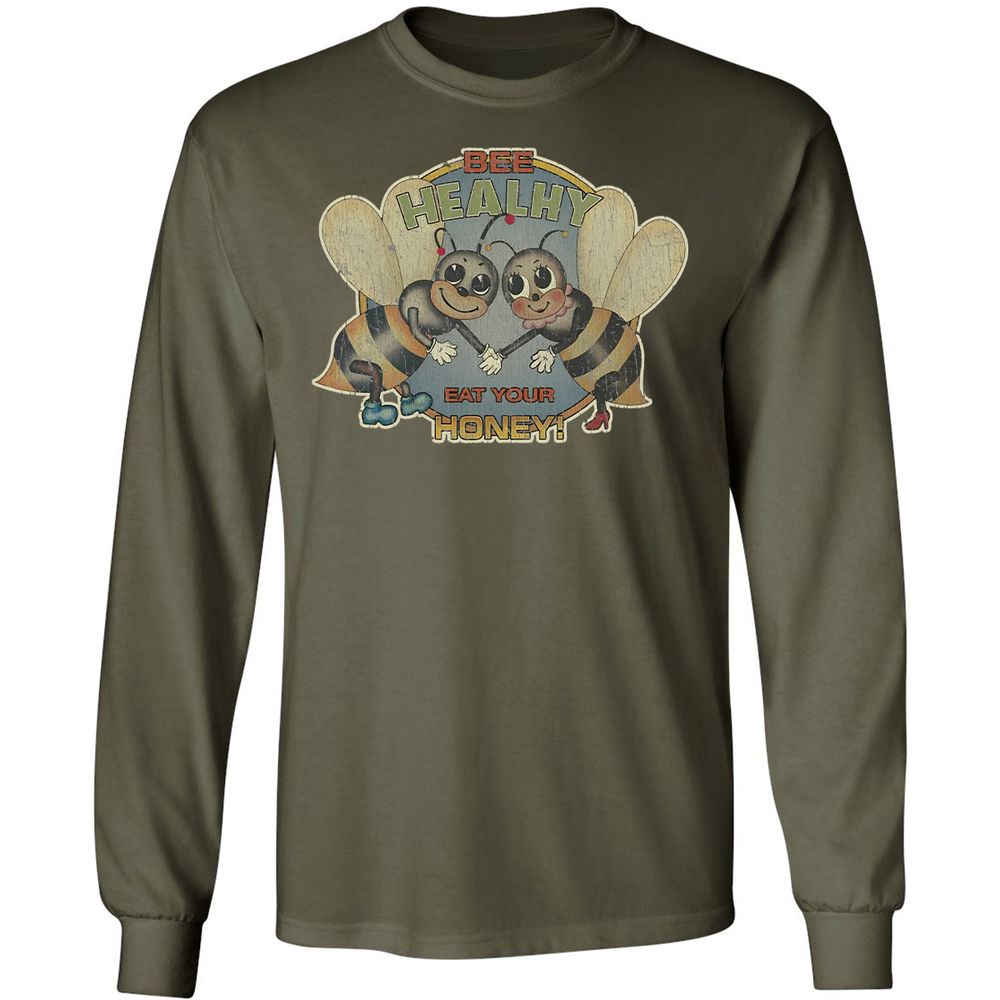 Bee Healthy Eat Your Honey - Military Green - 16