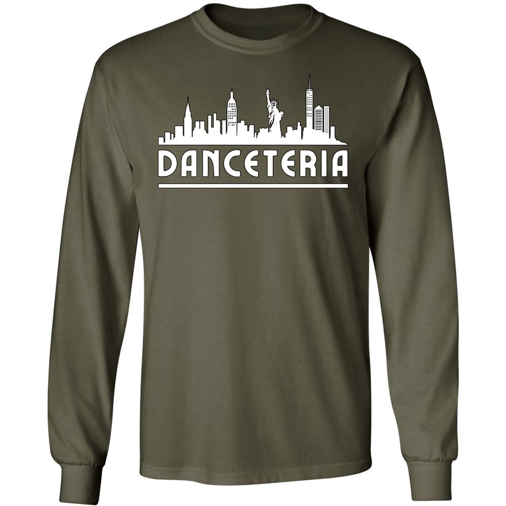 Long Sleeve T-Shirt - Q5X8BCT8 - Military Green - 16