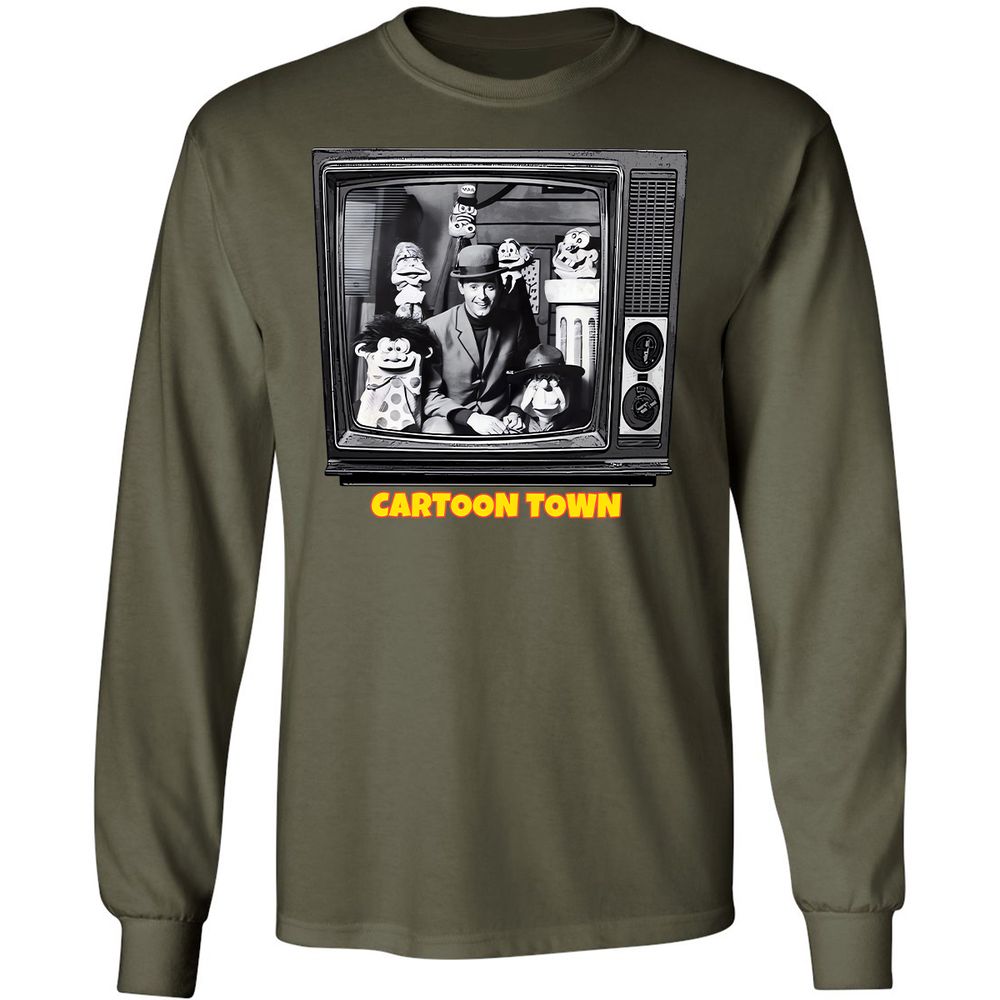 Cartoon Town - Military Green - 16