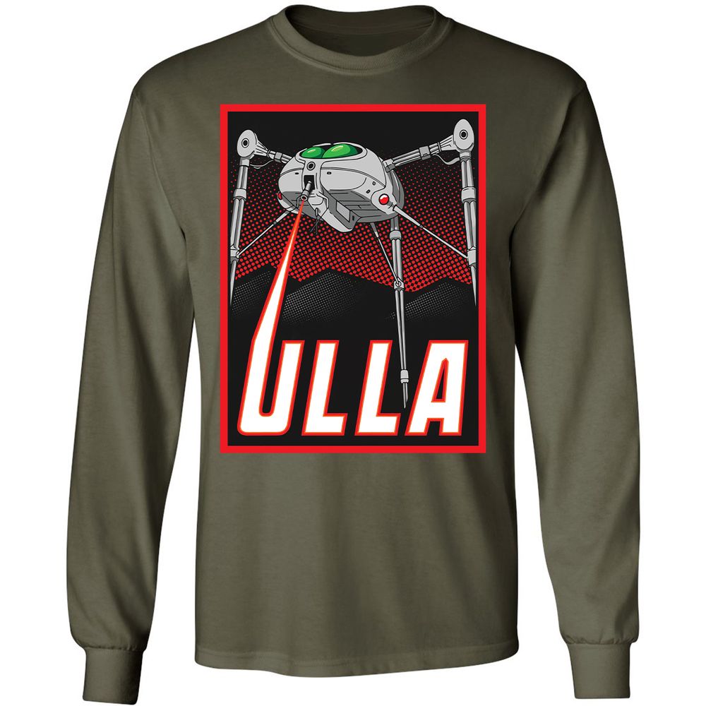 Long Sleeve T-Shirt - ZJE1U3HM - Military Green - 16