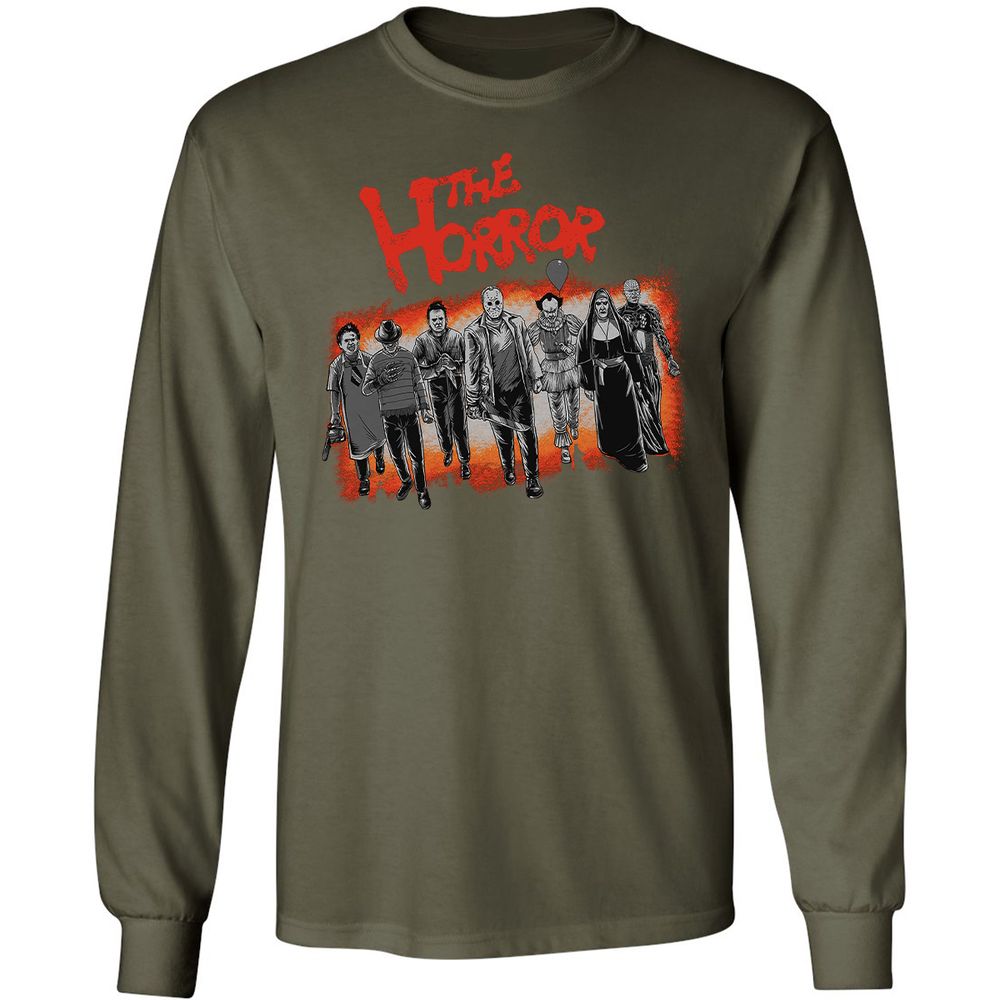 Long Sleeve T-Shirt - 9U6UHVUP - Military Green - 16
