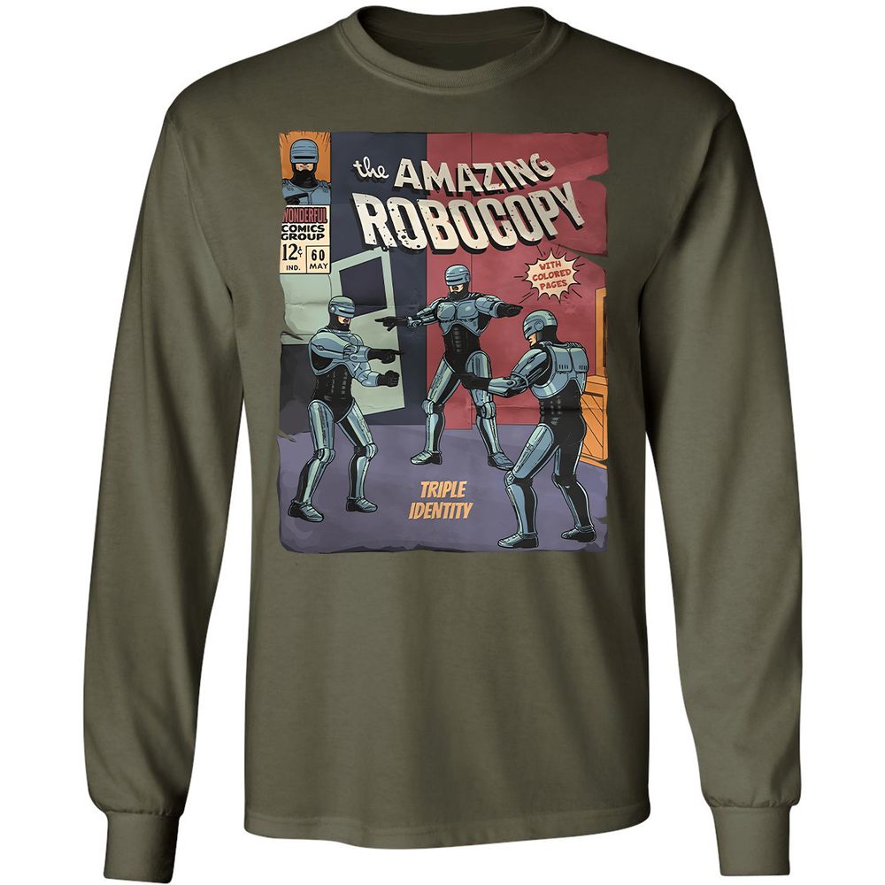 Long Sleeve T-Shirt - RSE5S91K - Military Green - 16