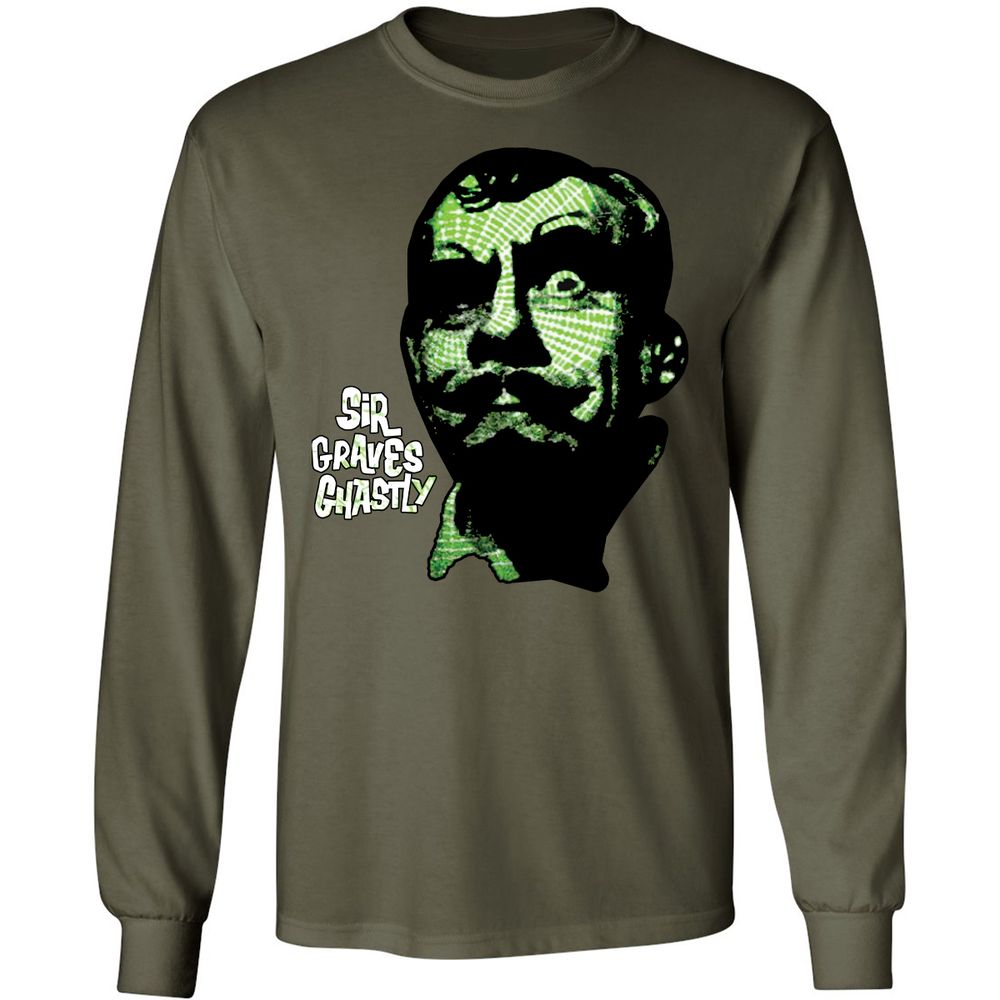 Long Sleeve T-Shirt - QBUNP5UJ - Military Green - 16