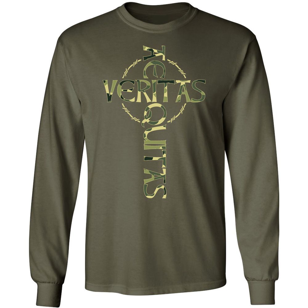 Long Sleeve T-Shirt - SENF8UXT - Military Green - 16